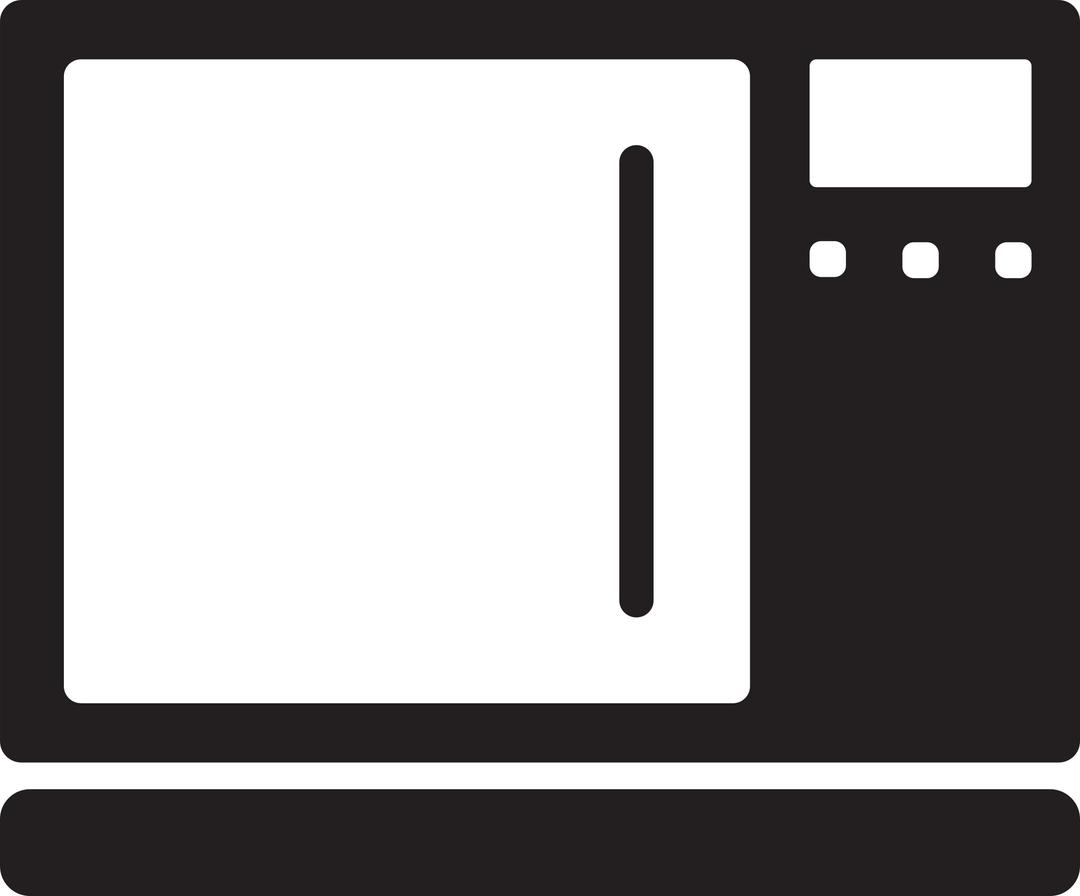 Kitchen Icon - Microwave png transparent