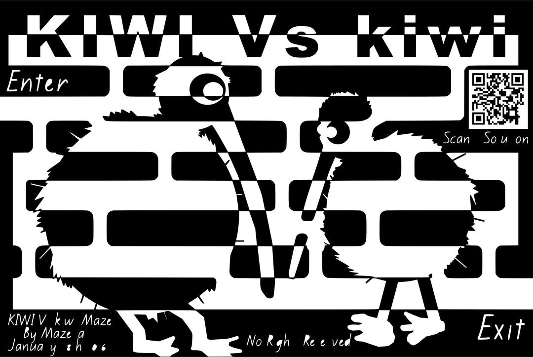 KIWI Vs kiwi Maze png transparent