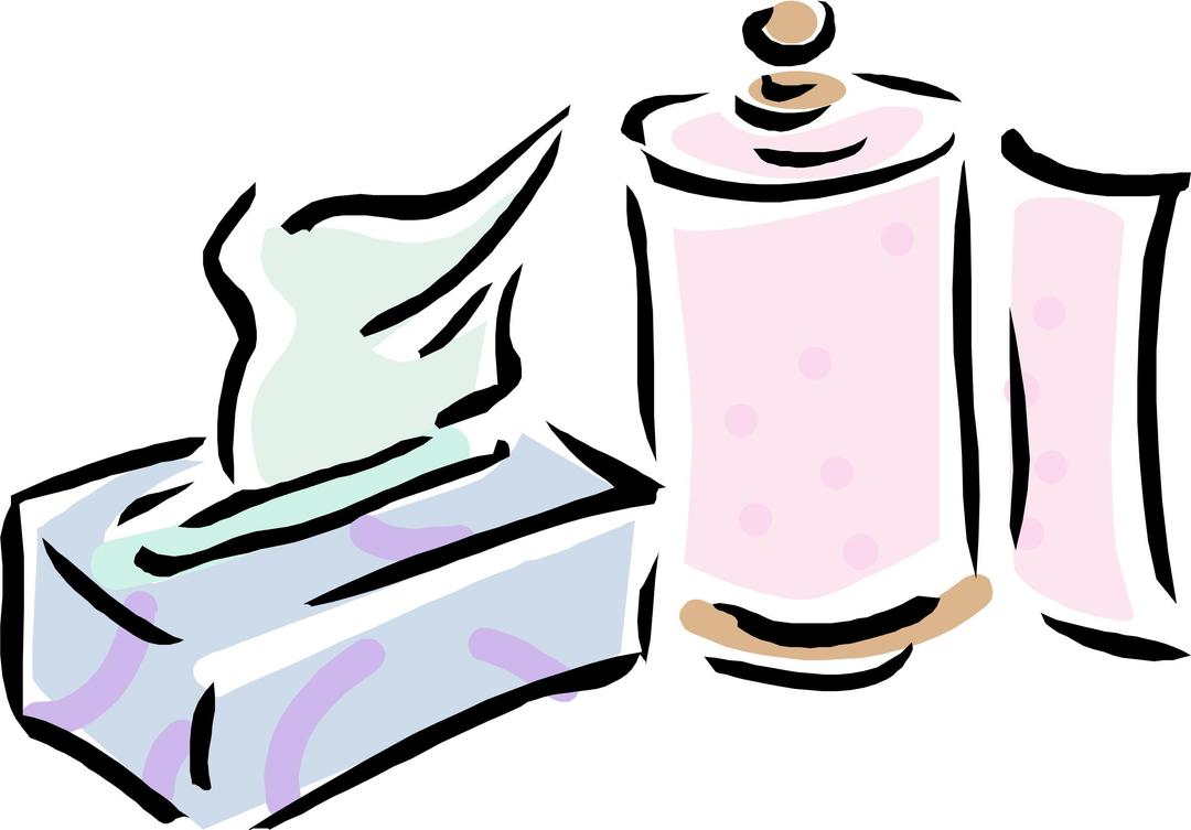 Kleenex box and household paper png transparent