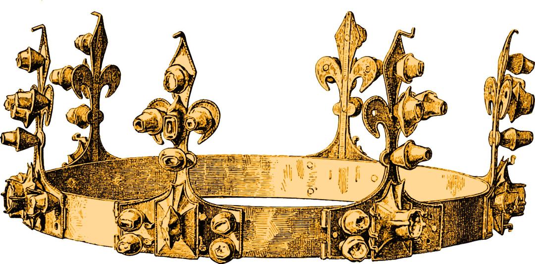 Knackered old crown png transparent