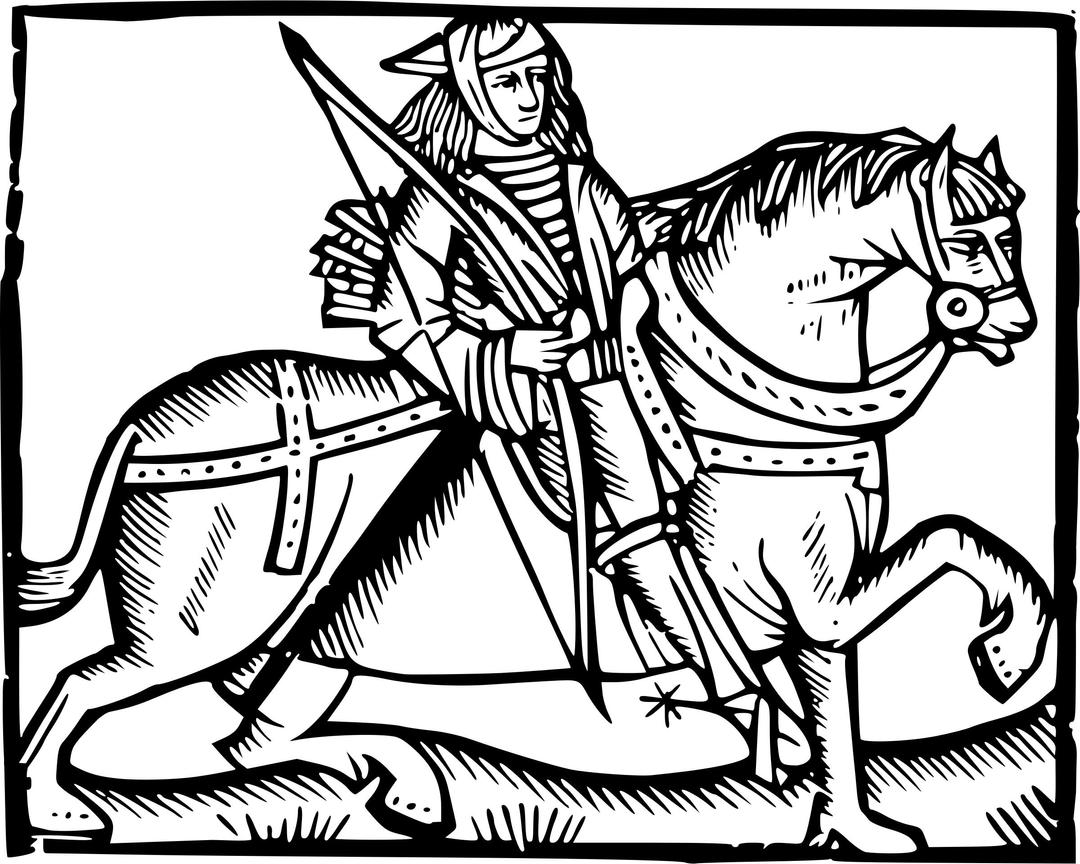 Knight on a Horse png transparent