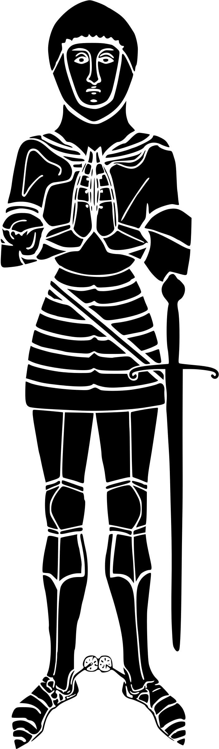 Knight silhouette png transparent