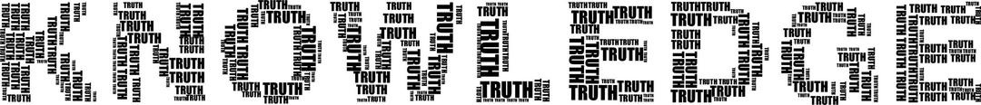 Knowledge And Truth Black png transparent