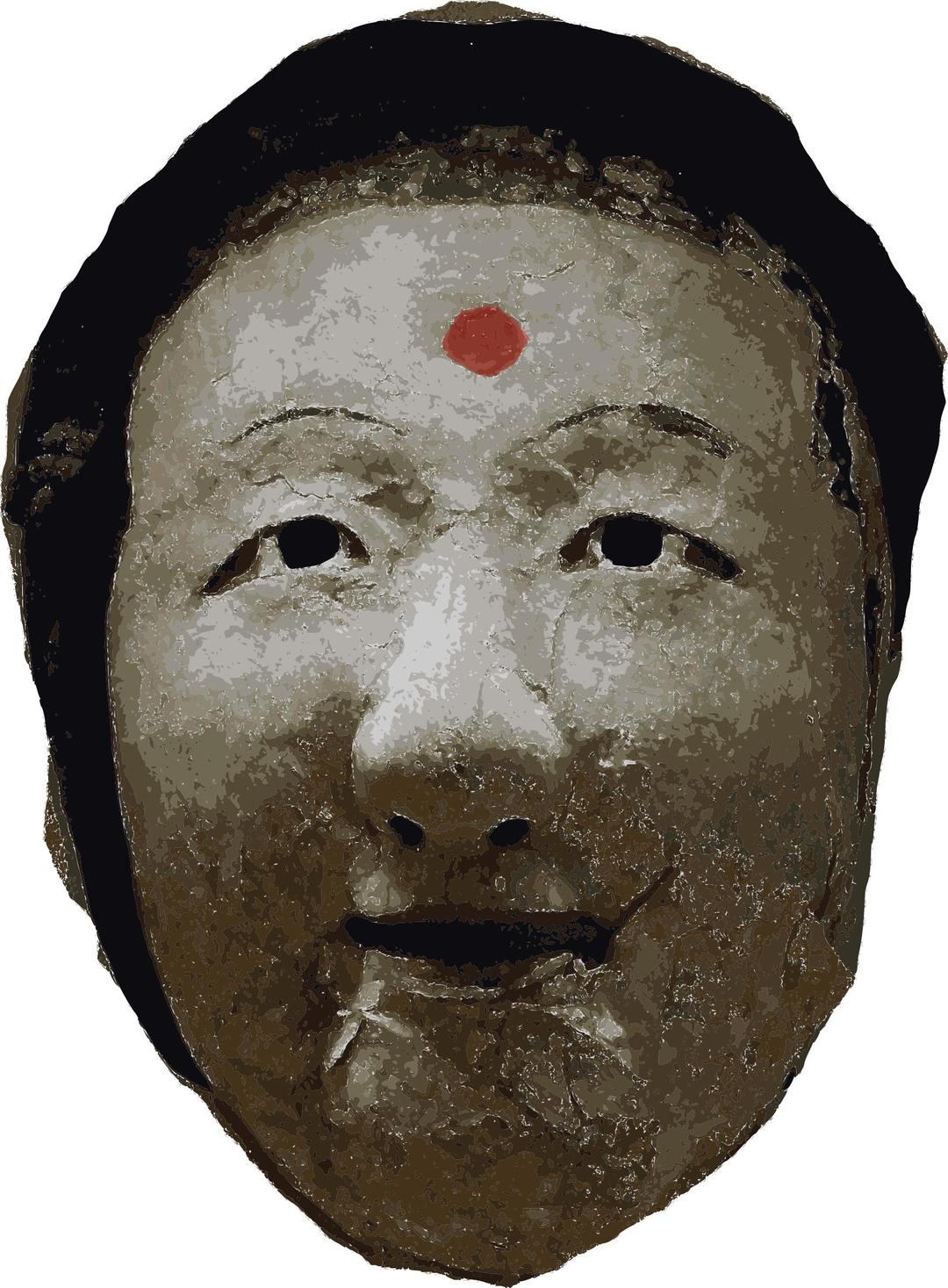 Korean Shaman Mask png transparent