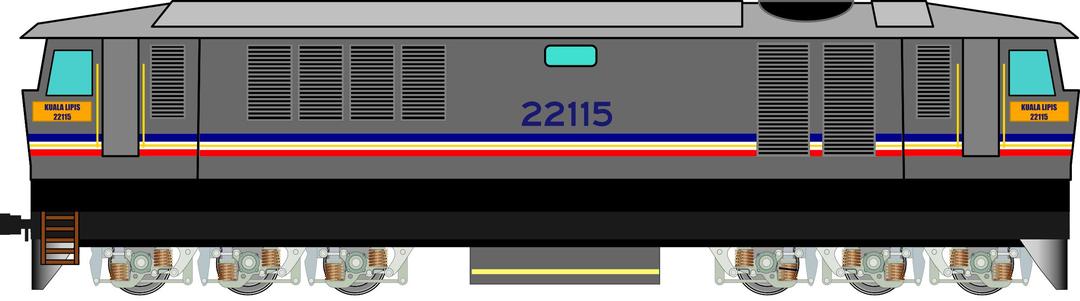KTM Class 22 Locomotive png transparent
