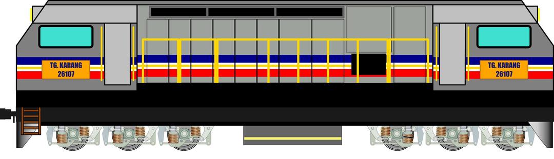 KTM Class 26 Locomotive png transparent