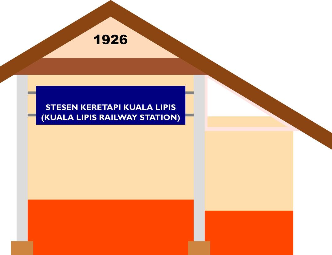 Kuala Lipis Railway Station (entrance only) png transparent