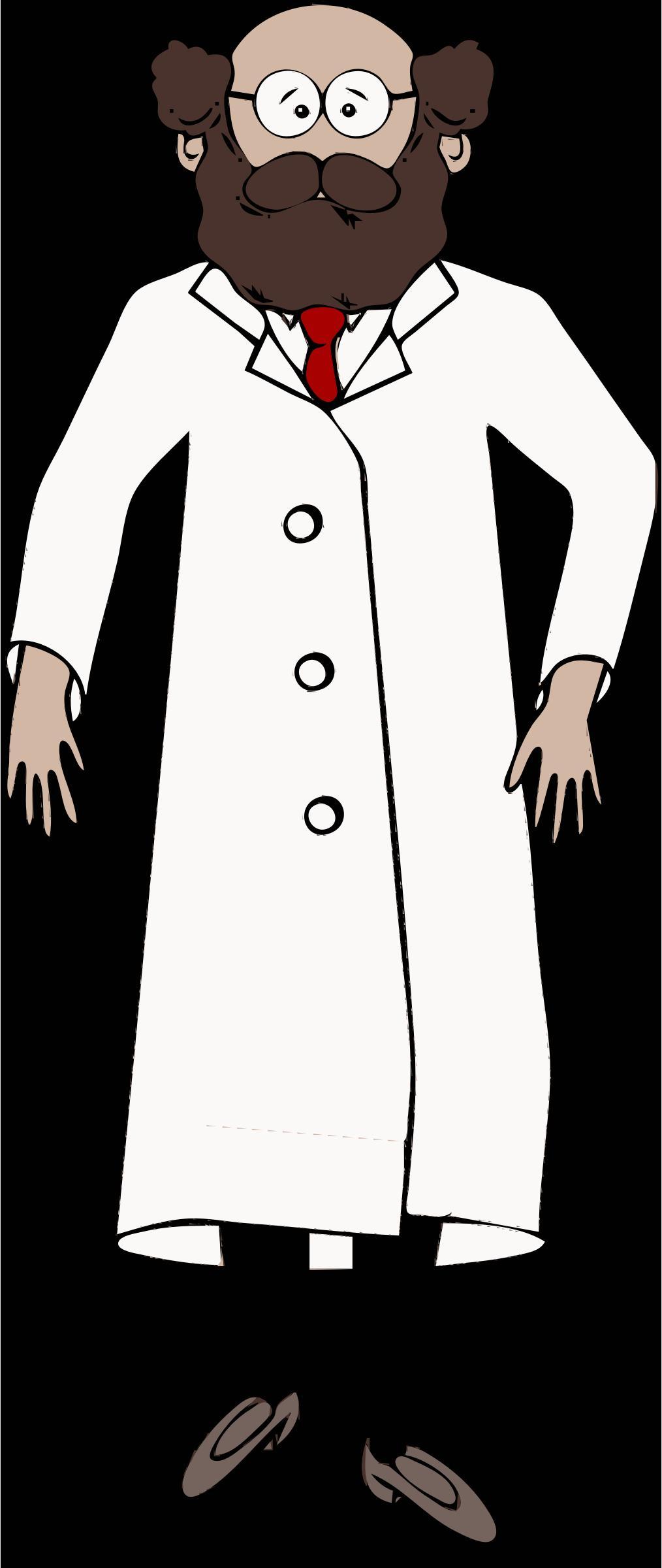 lab coat worn by scientist png transparent
