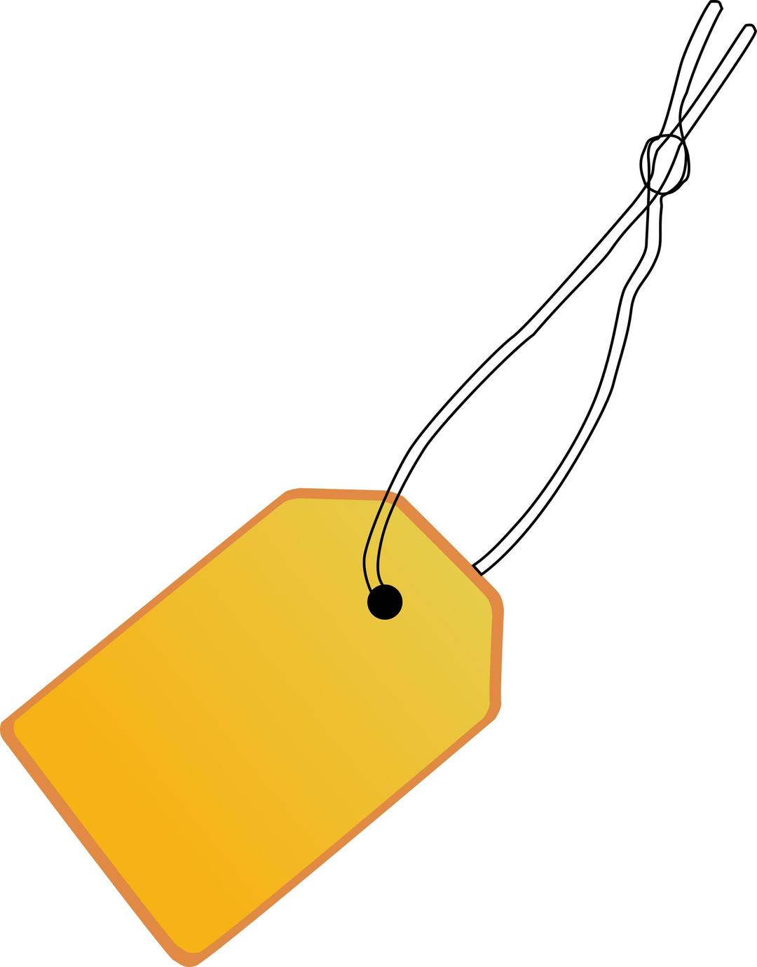 Label with string png transparent
