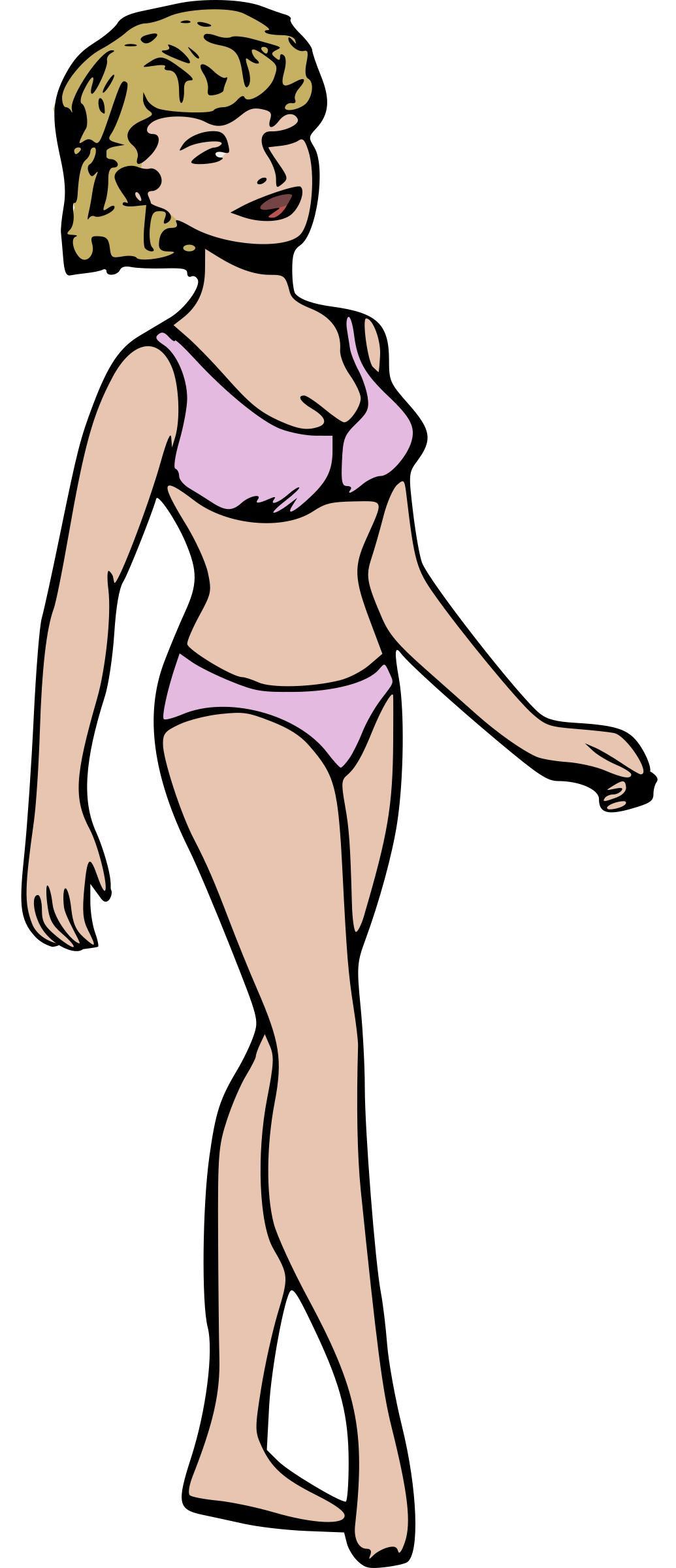 Lady in Pink png transparent