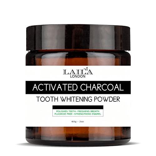 Laila Activated Charcoal Tooth Whitening Powder png transparent