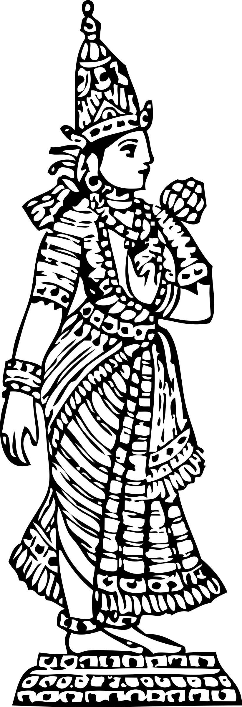Lakshmi, goddess of proesperity png transparent