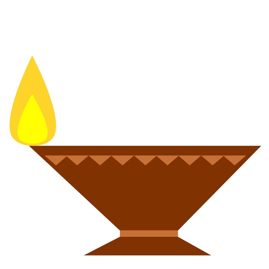 Lamp (Diya) for the festival of Deepavali. png transparent