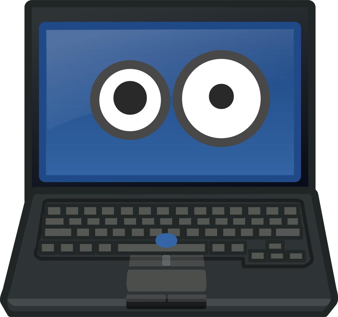 Laptop Eye Contact png transparent