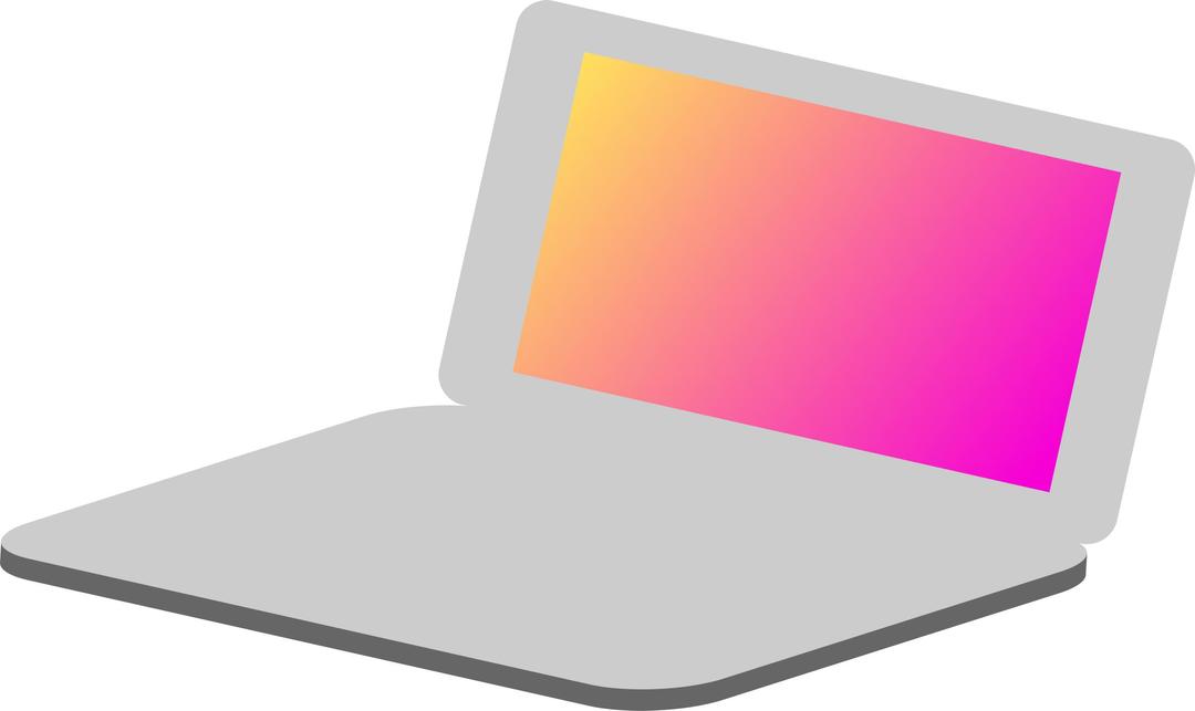 laptop simple icon png transparent
