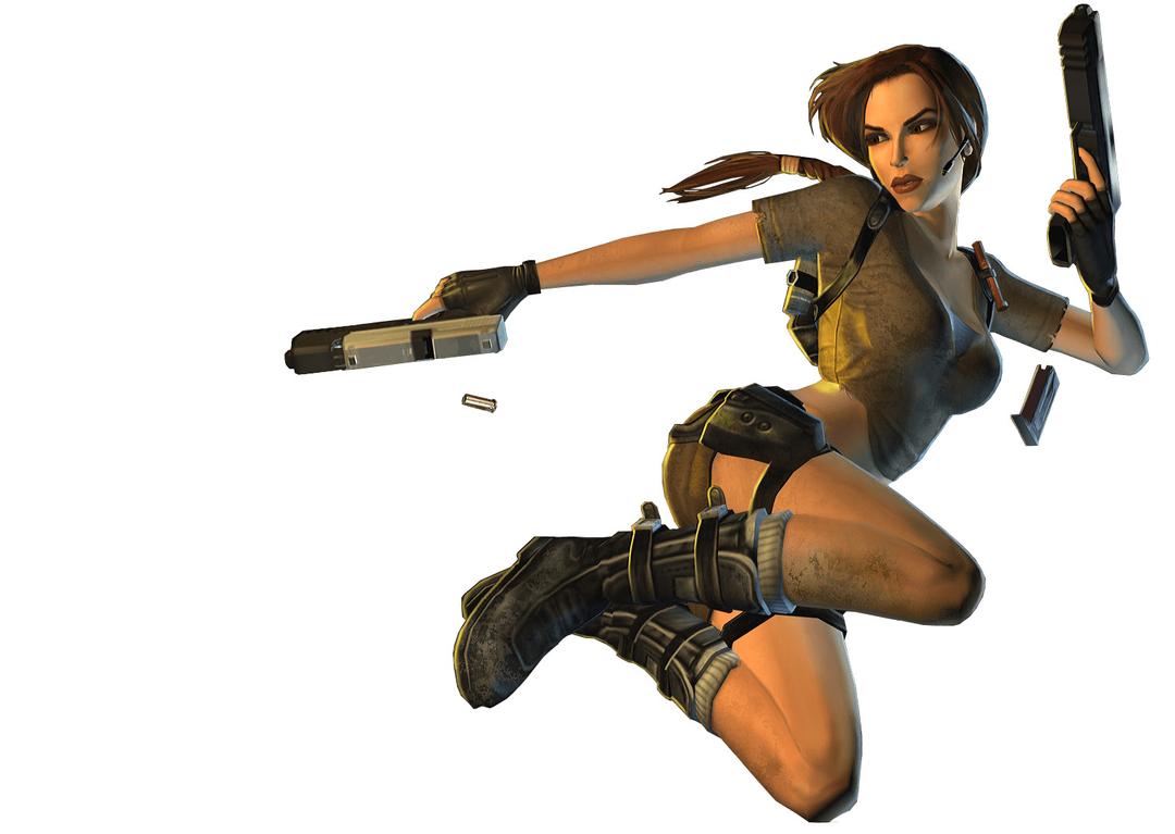 Lara Croft Jump png transparent