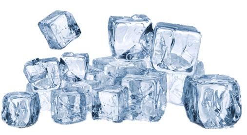 Large and Small Icecubes png transparent