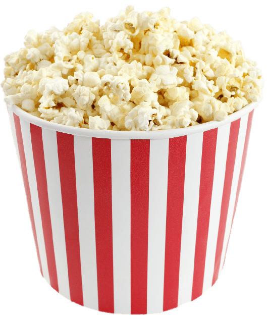 Large Bucket Of Popcorn png transparent
