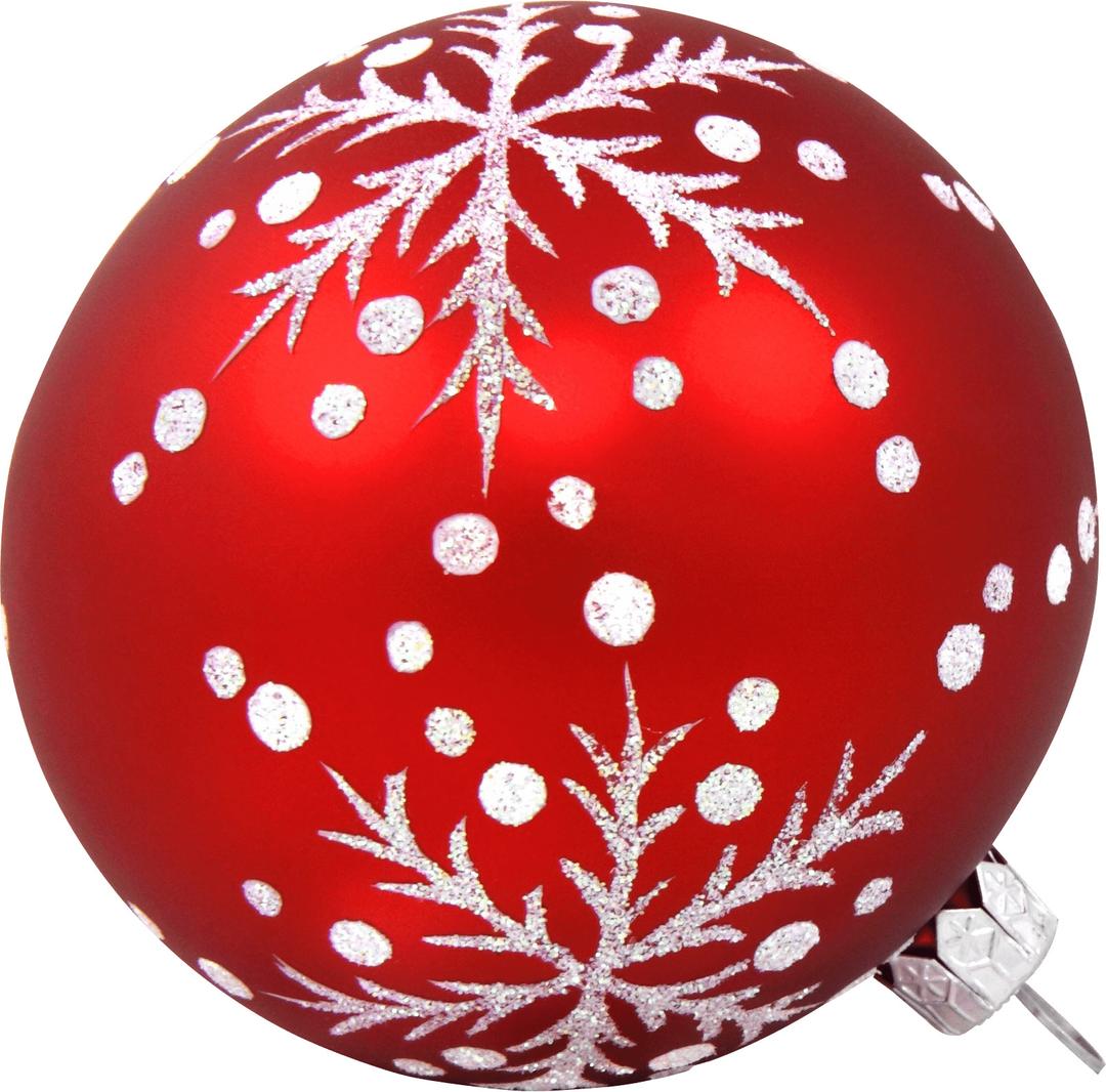 Large Christmas Red Ball png transparent