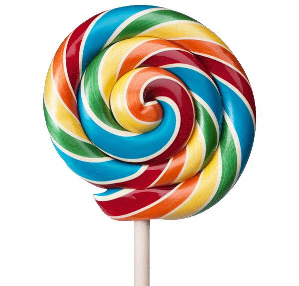 Large Colourful Lollipop png transparent