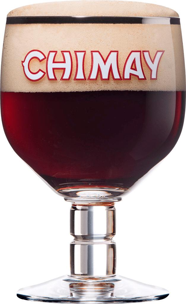Large Glass Of Chimay Beer png transparent