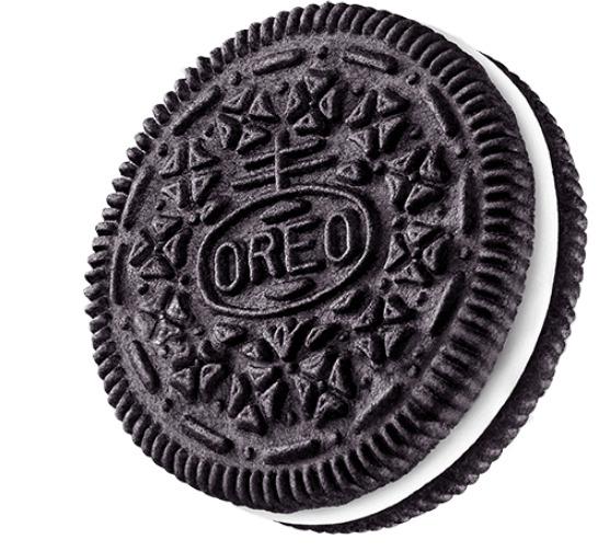 Large Oreo Side View png transparent