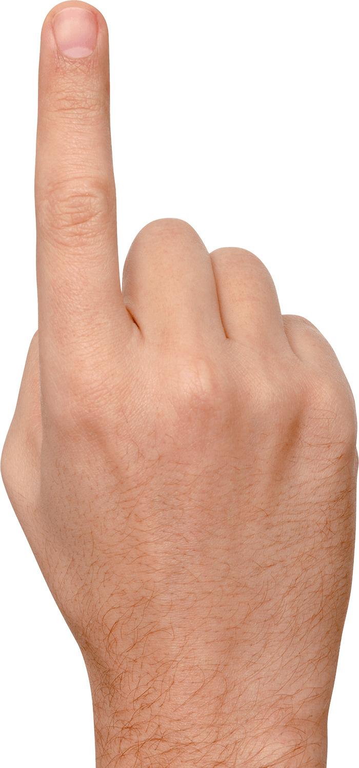 Large Pointing Finger png transparent
