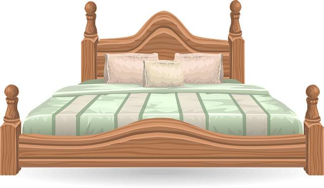 Large Vintage Bed png transparent
