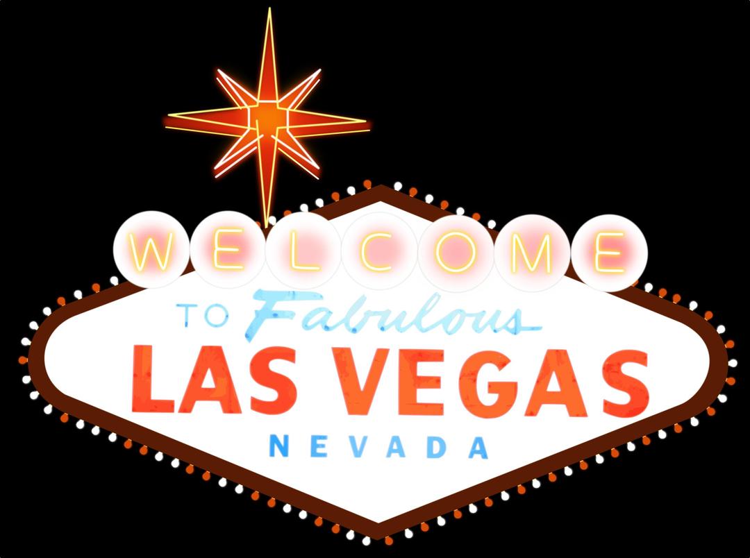 Las Vegas Sign png transparent