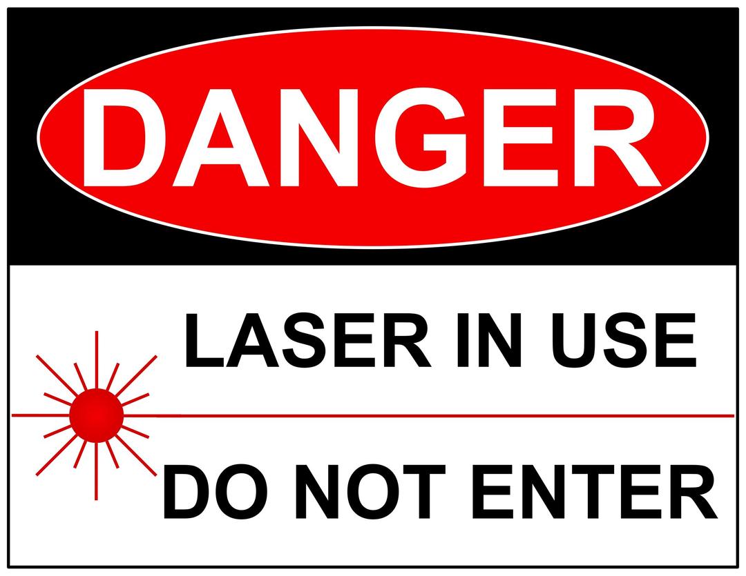Laser In Use png transparent