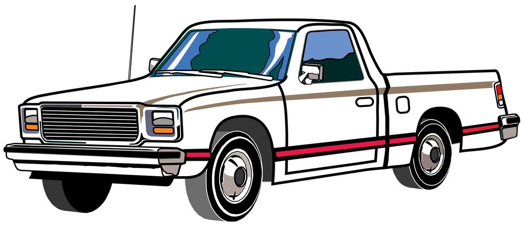 late seventies pickup truck png transparent
