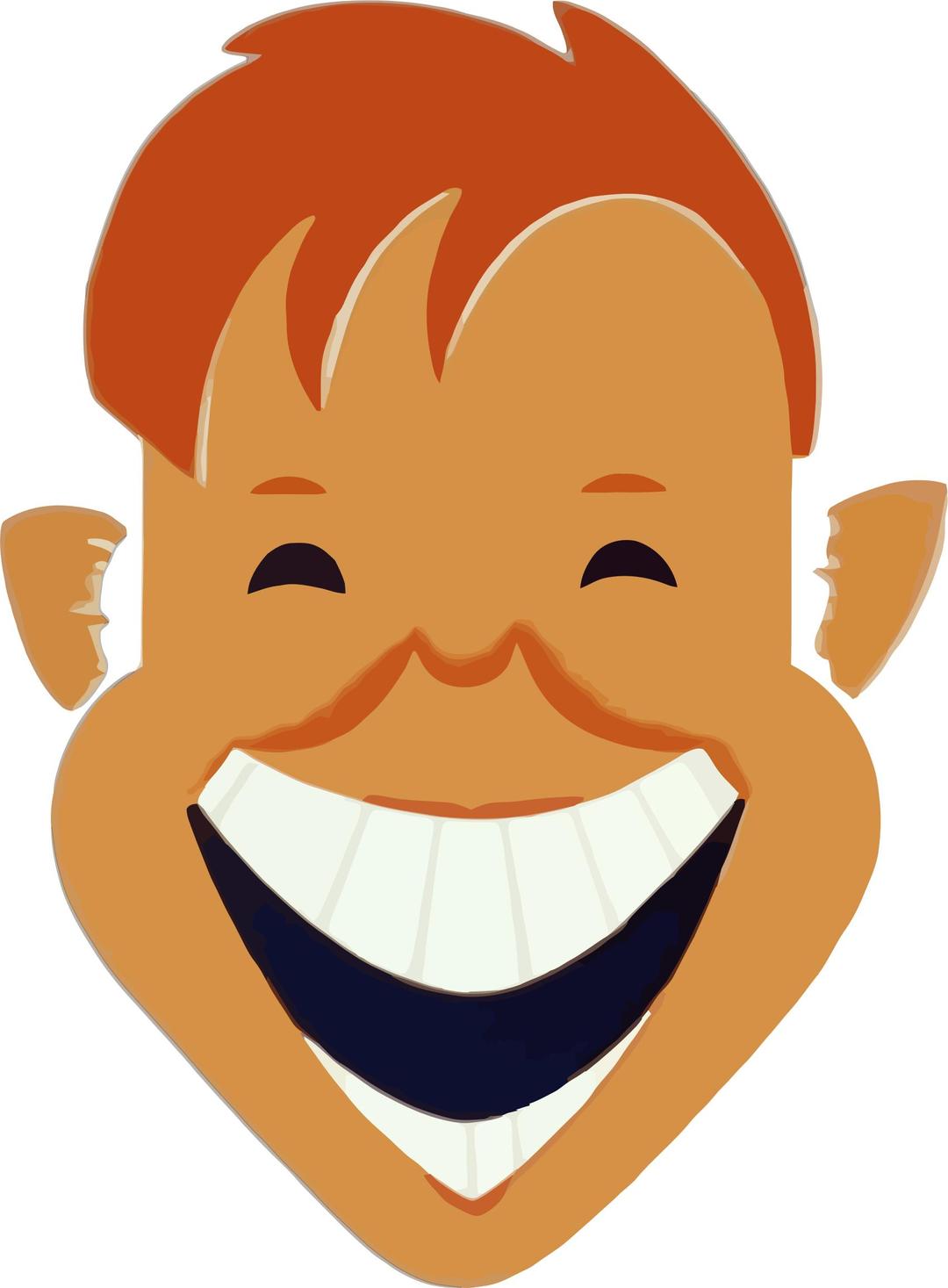 Laughing Boy Face png transparent