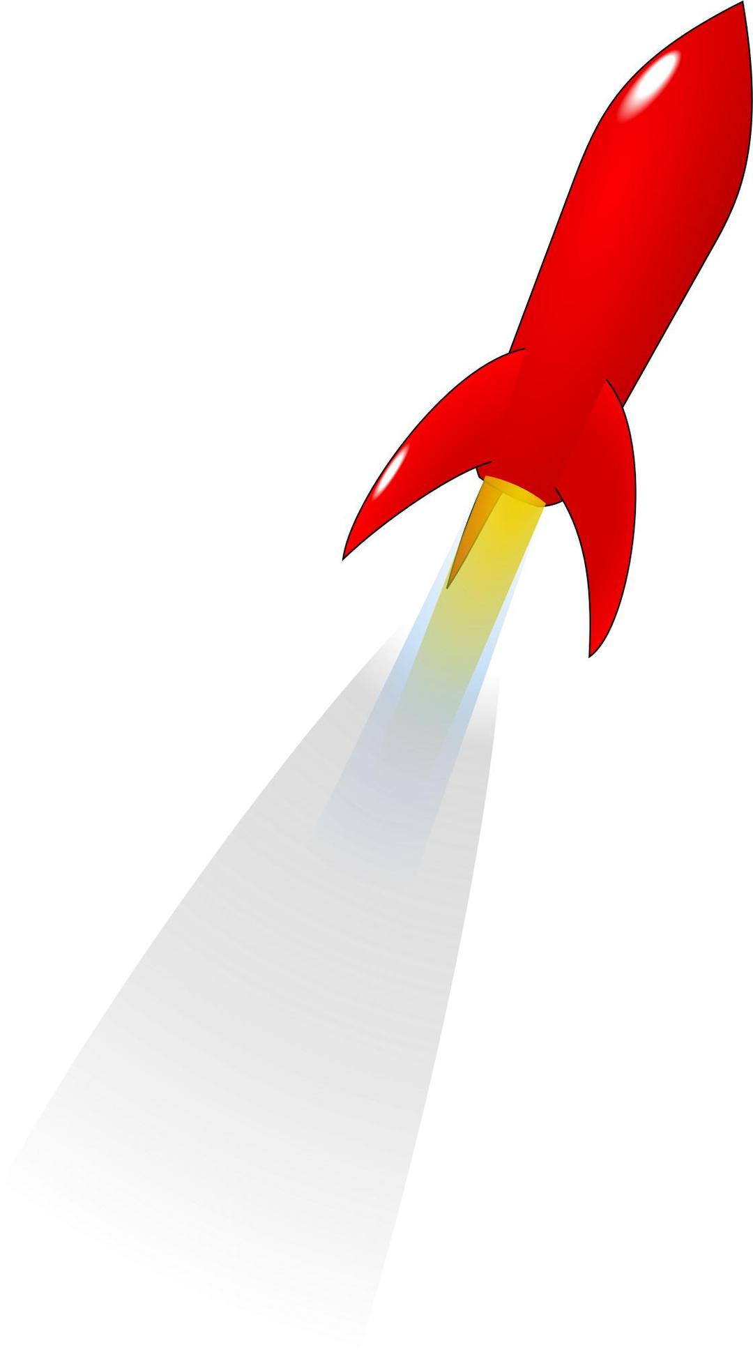 Launching Red Rocket png transparent