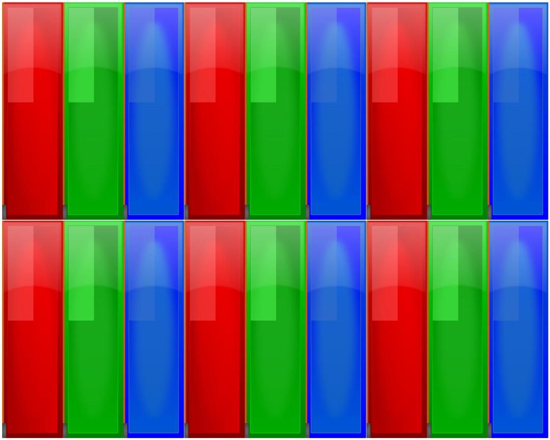 LCD pixel array. Matriz de pixeles LCD. png transparent