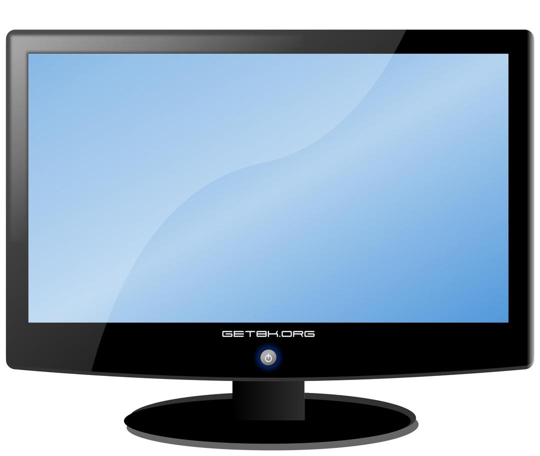 LCD Widescreen Monitor png transparent