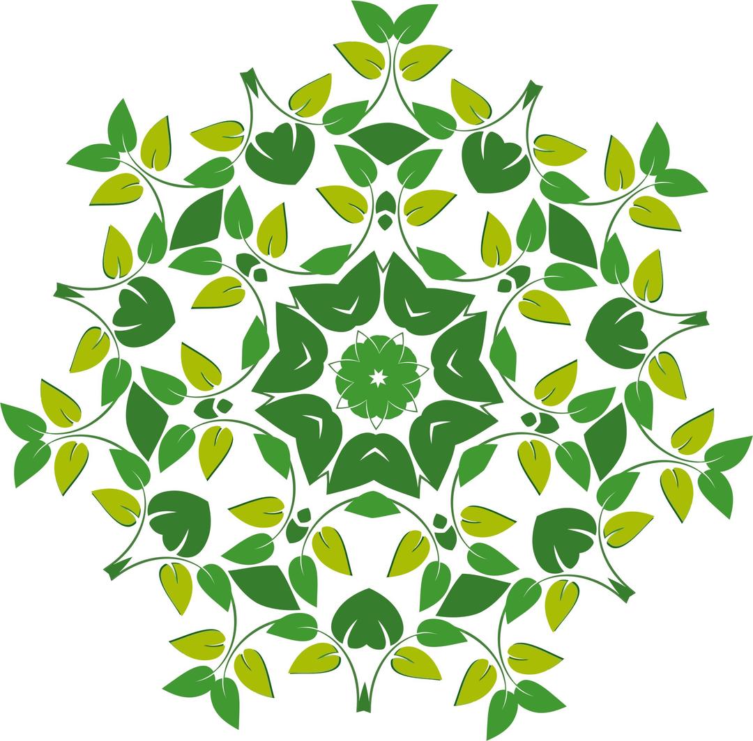 Leafy design png transparent