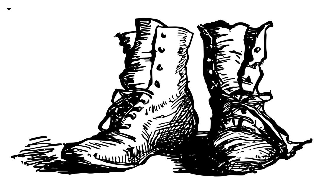 Leather boots png transparent