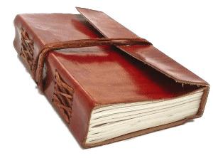 Leather Bound Book With Strap png transparent