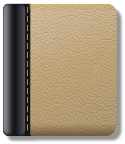 Leather Cover Notebook png transparent