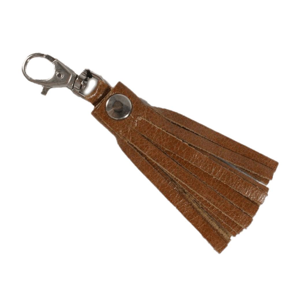 Leather Tassel Key Ring png transparent