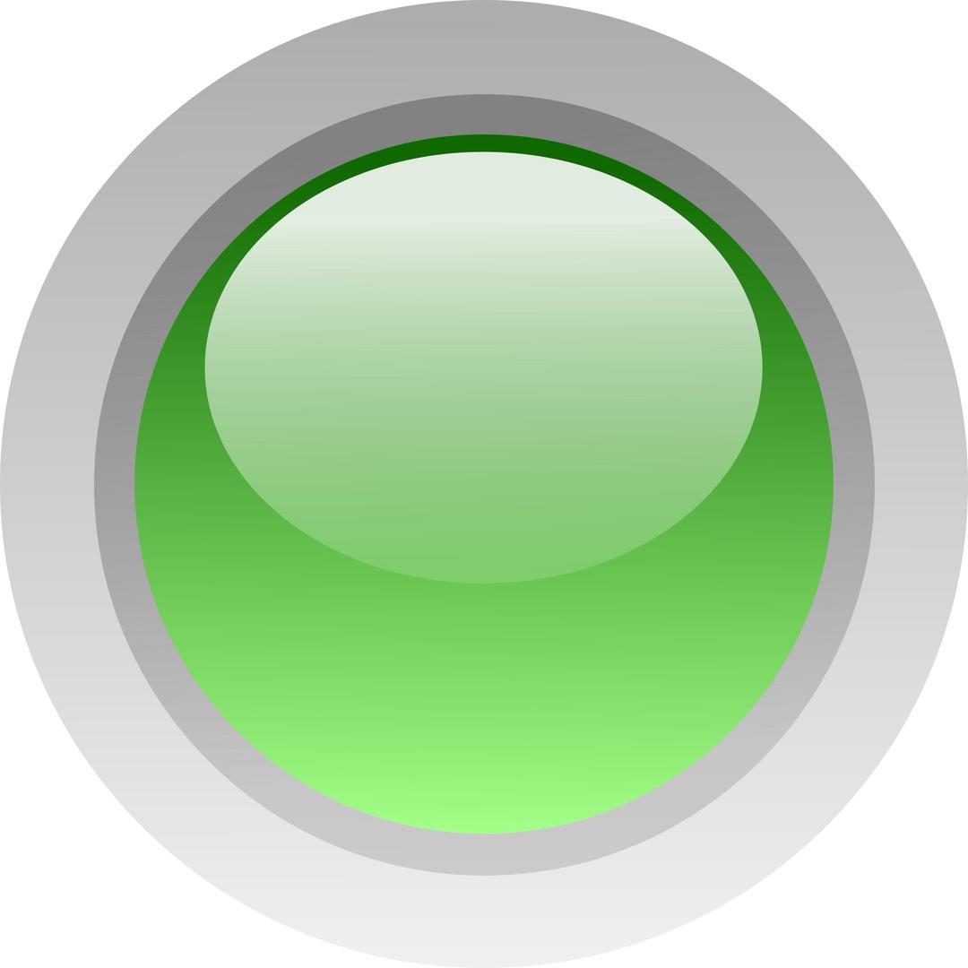 led circle green png transparent
