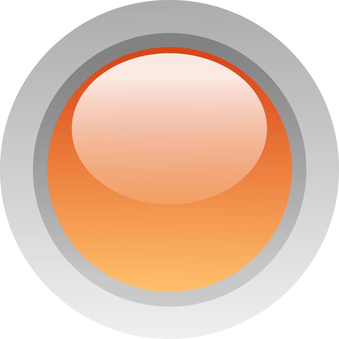 led circle orange png transparent
