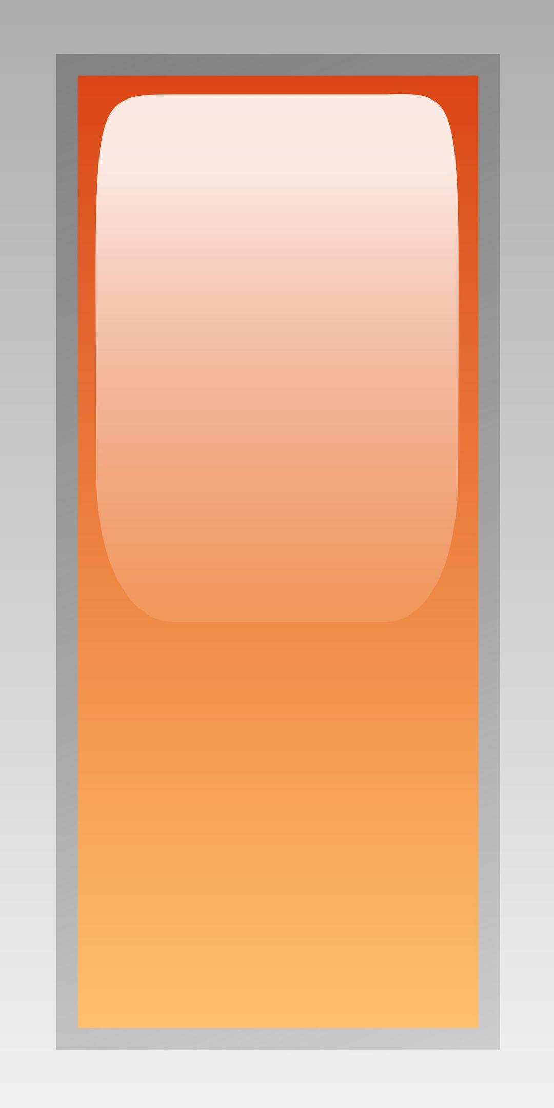 led rectangular h orange png transparent