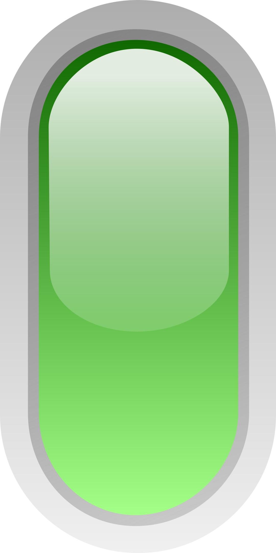 led rounded  green png transparent