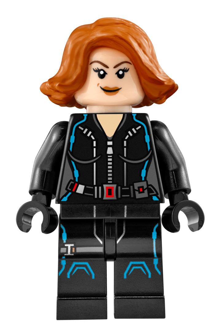 Lego Black Widow png transparent