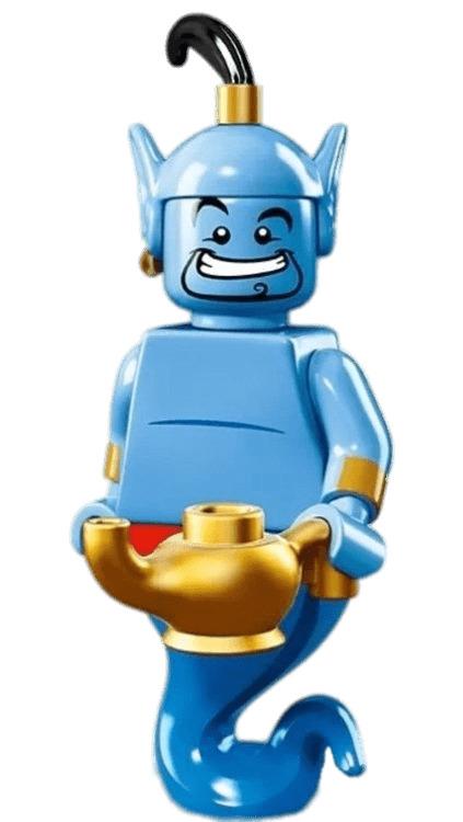 Lego Genie Holding Lamp png transparent