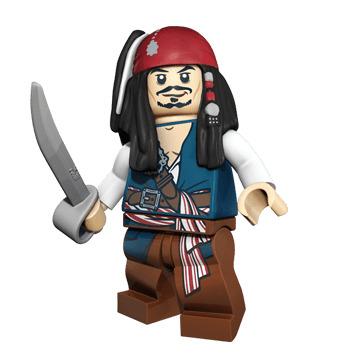 Lego Jack Sparrow png transparent