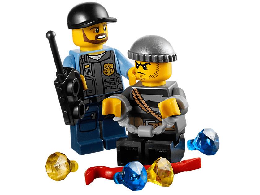 Lego Police Officer and Gangster png transparent