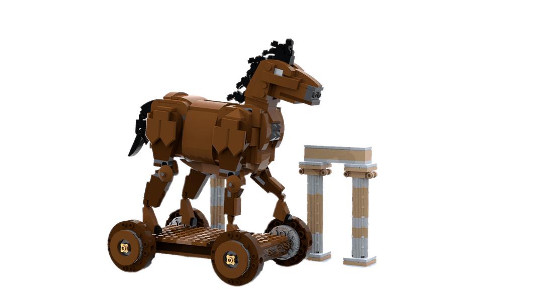 Lego Trojan Horse png transparent