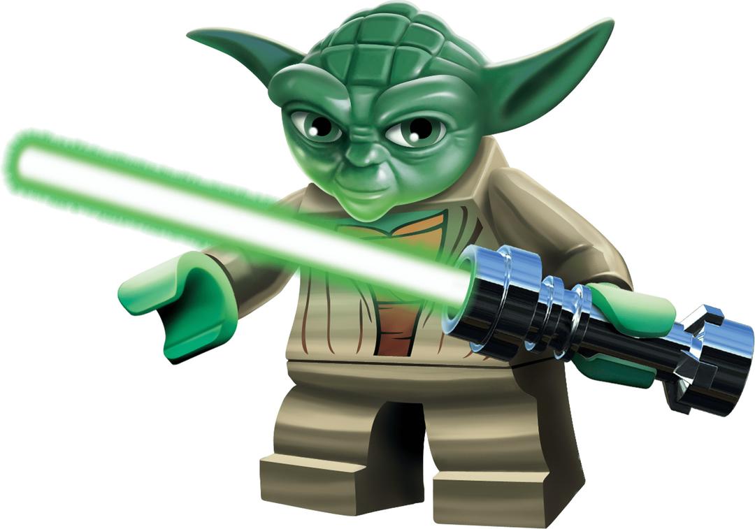 Lego Yoda png transparent